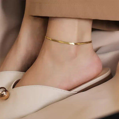 Snake Anklet - Free Zircon Diamond Ring
