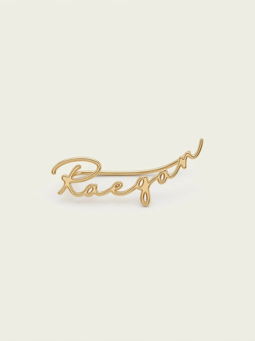 Zarte personalisierte Namensohrringe 18K
