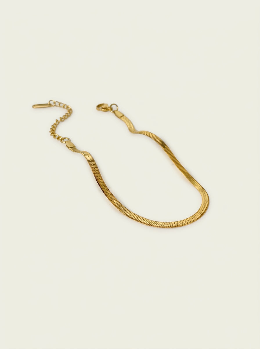 Snake Anklet - Free Zircon Diamond Ring