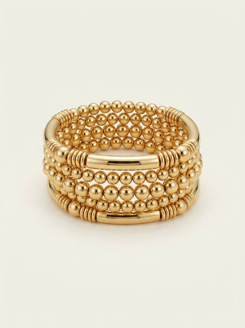 Mehrschichtiges Perlenarmband-Set