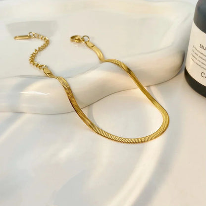Personalized Charm Snake Anklet