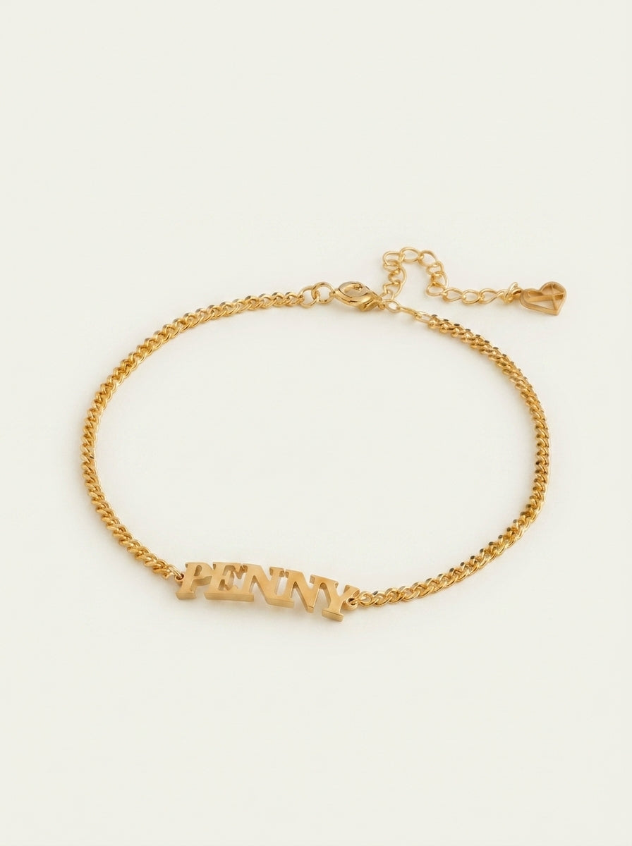 Customized Name Chain Bracelet