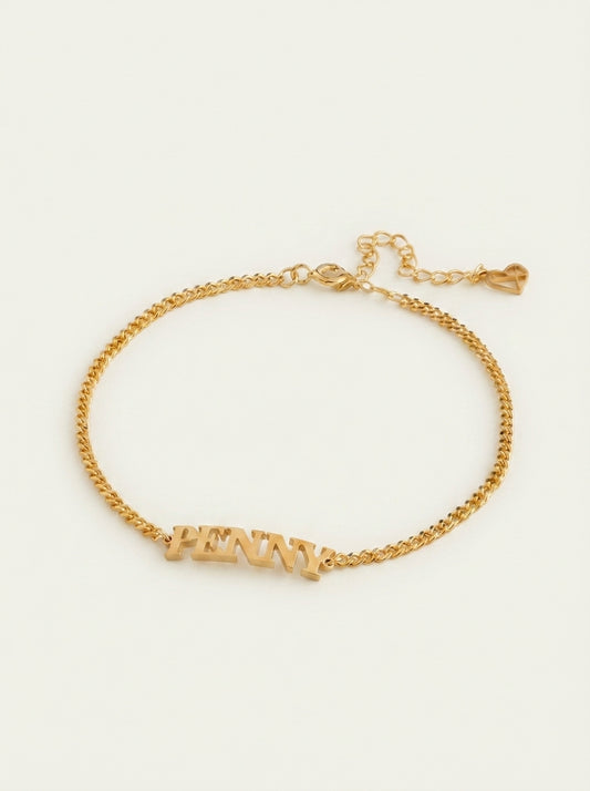 Customized Name Chain Bracelet