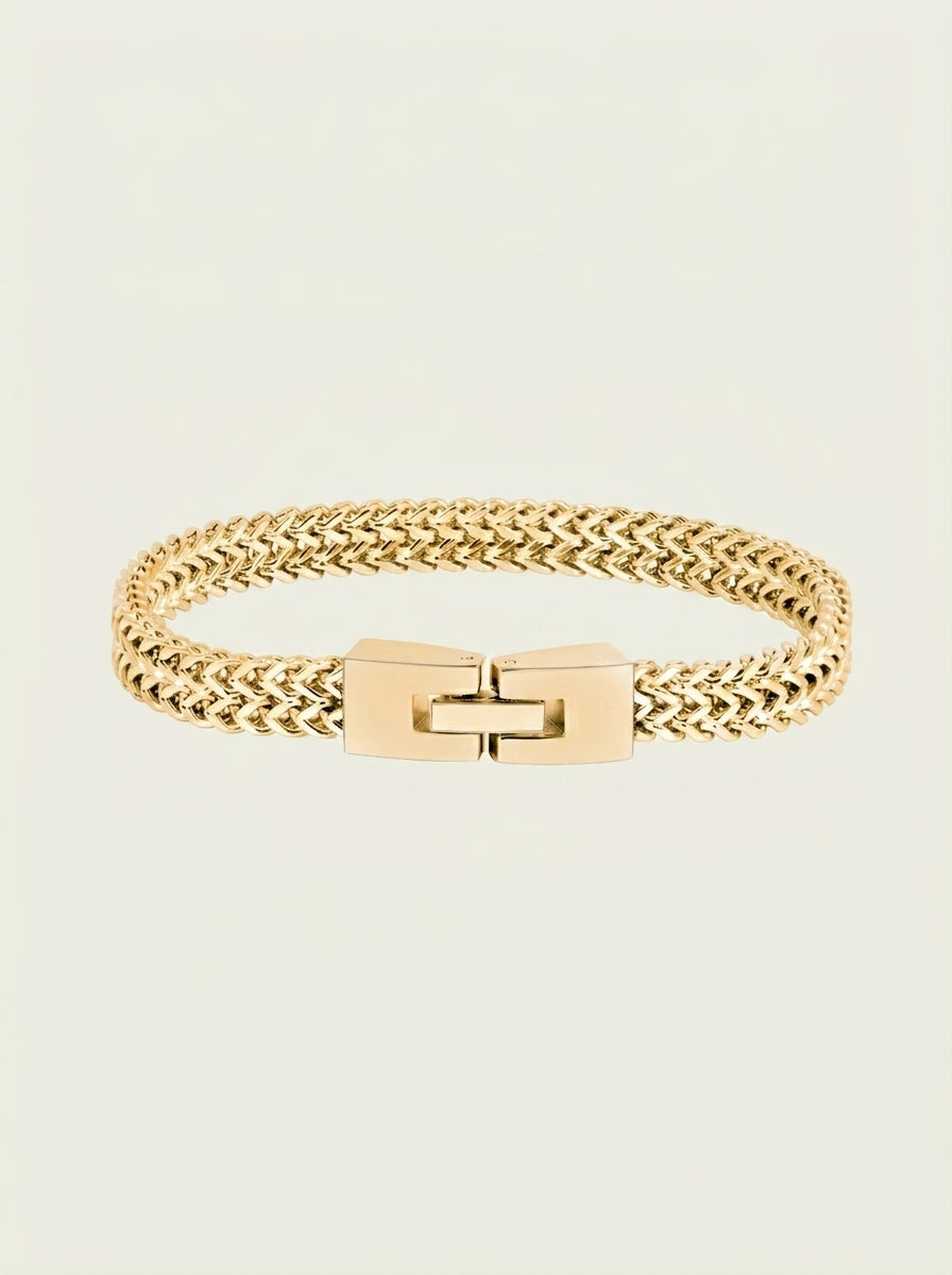 Classy Initial Love Clasp Bracelet