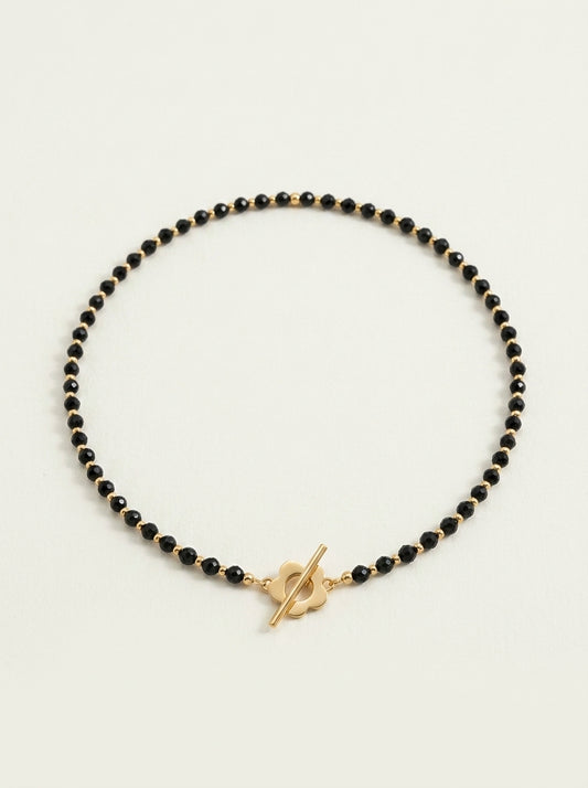 Choker Floral con Cierre de Flor