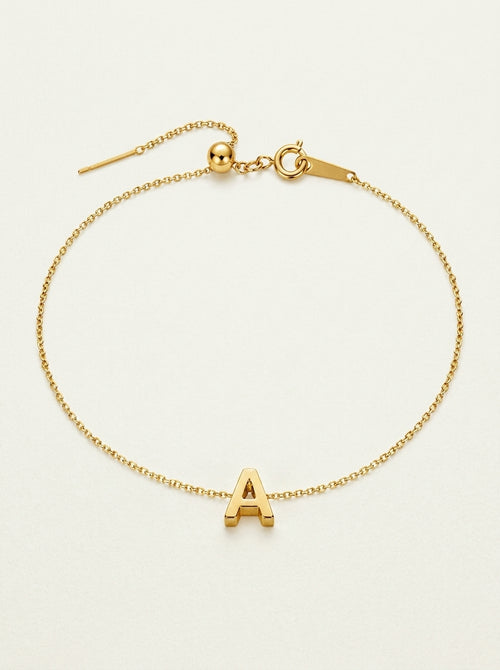 Classic Initial Anklet