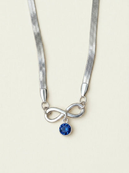 Infinity Birthstone Snake Anklet - Free Evil Eye Bracelet