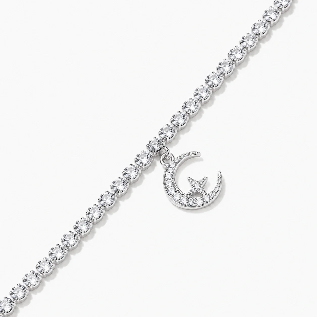 Crescent Moon Radiance Anklet