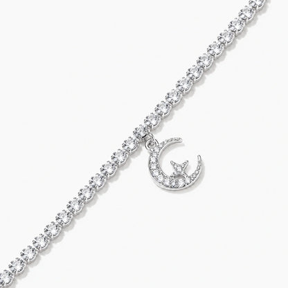 Crescent Moon Radiance Anklet
