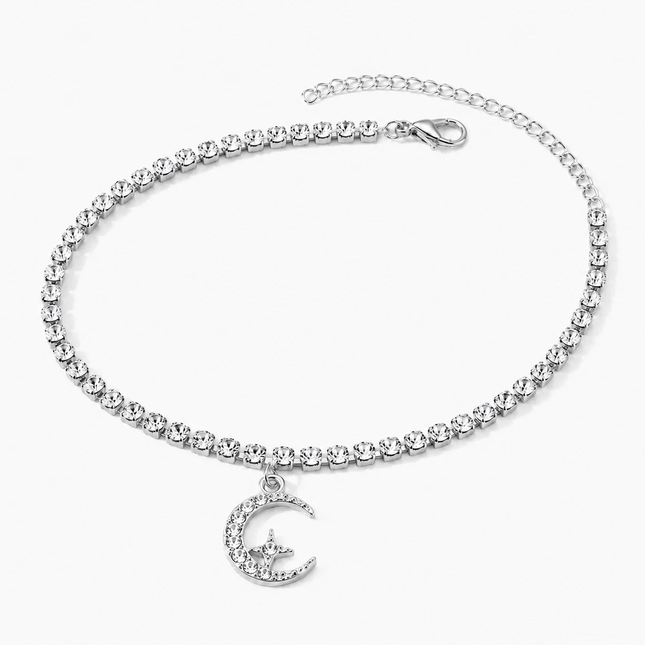 Crescent Moon Radiance Anklet
