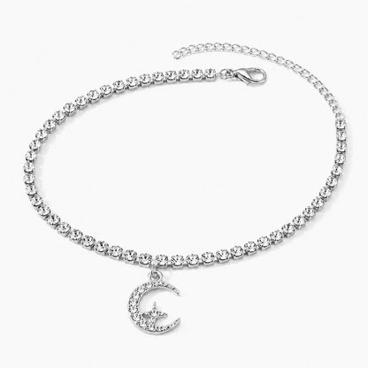 Crescent Moon Radiance Anklet