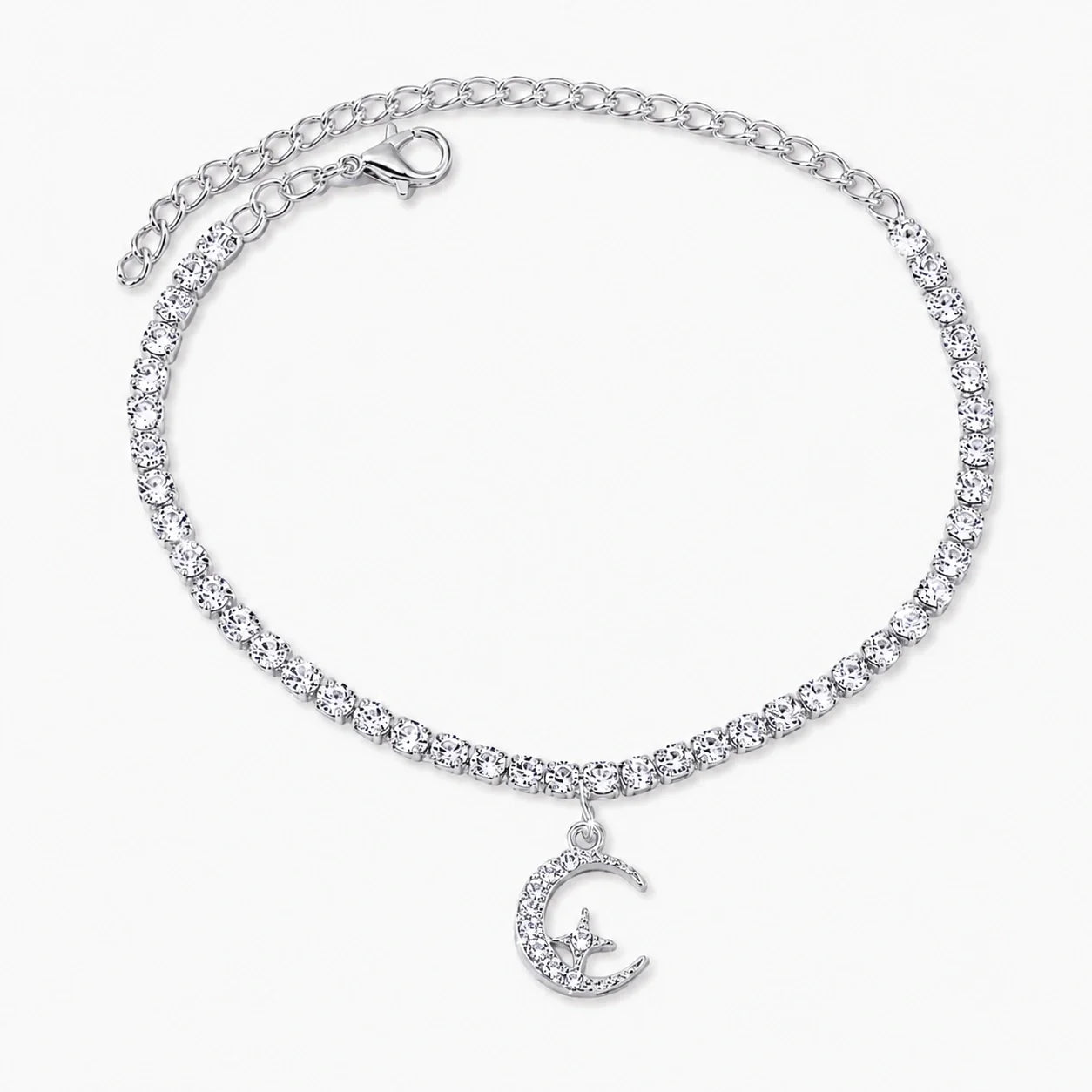 Crescent Moon Radiance Anklet