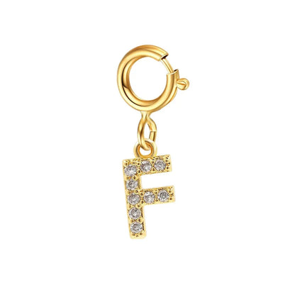 Dainty Cuban Figaro Chain Letter Initial Bracelet