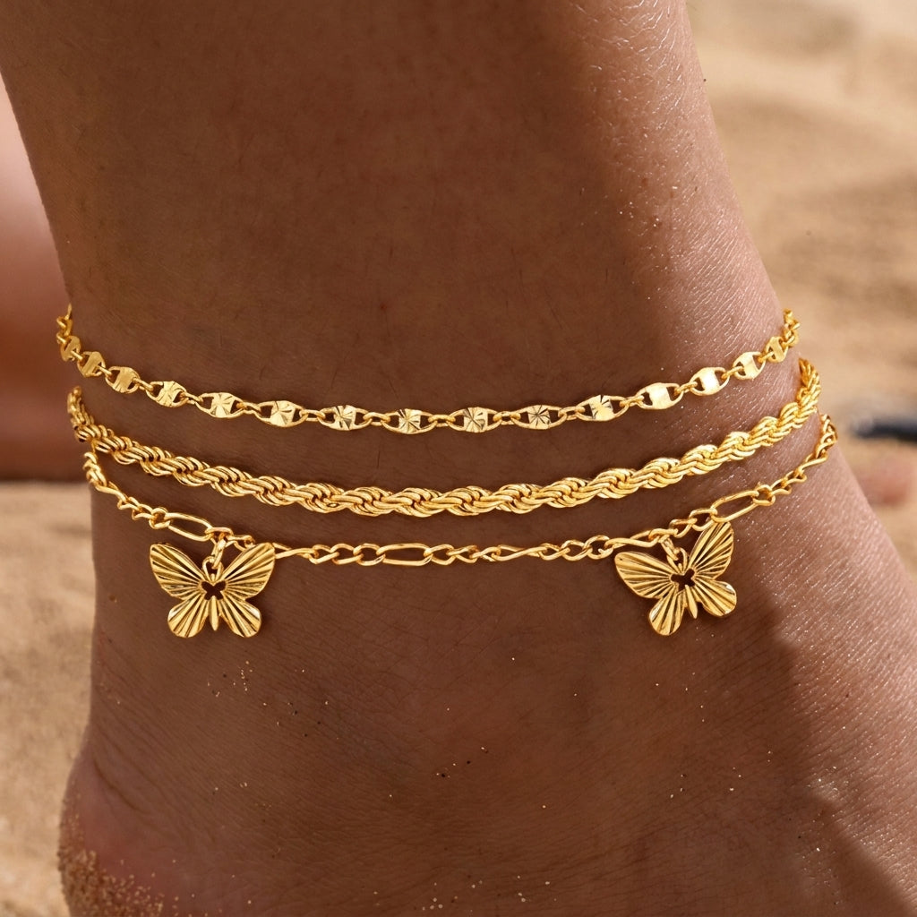 SOLÈA | Set de Tobilleras Personalizadas
