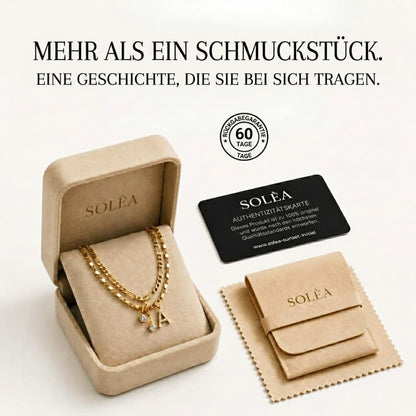SOLÈA™ Sunset Fußkettchen mit Initiale