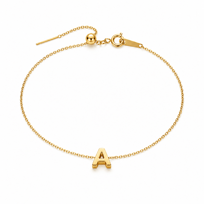 Classic Initial Anklet