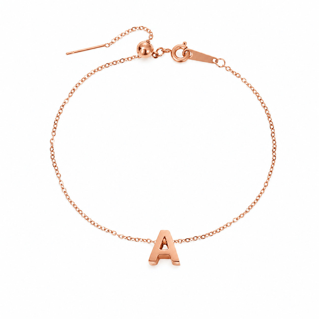Classic Initial Anklet