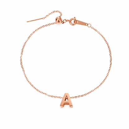 Classic Initial Anklet