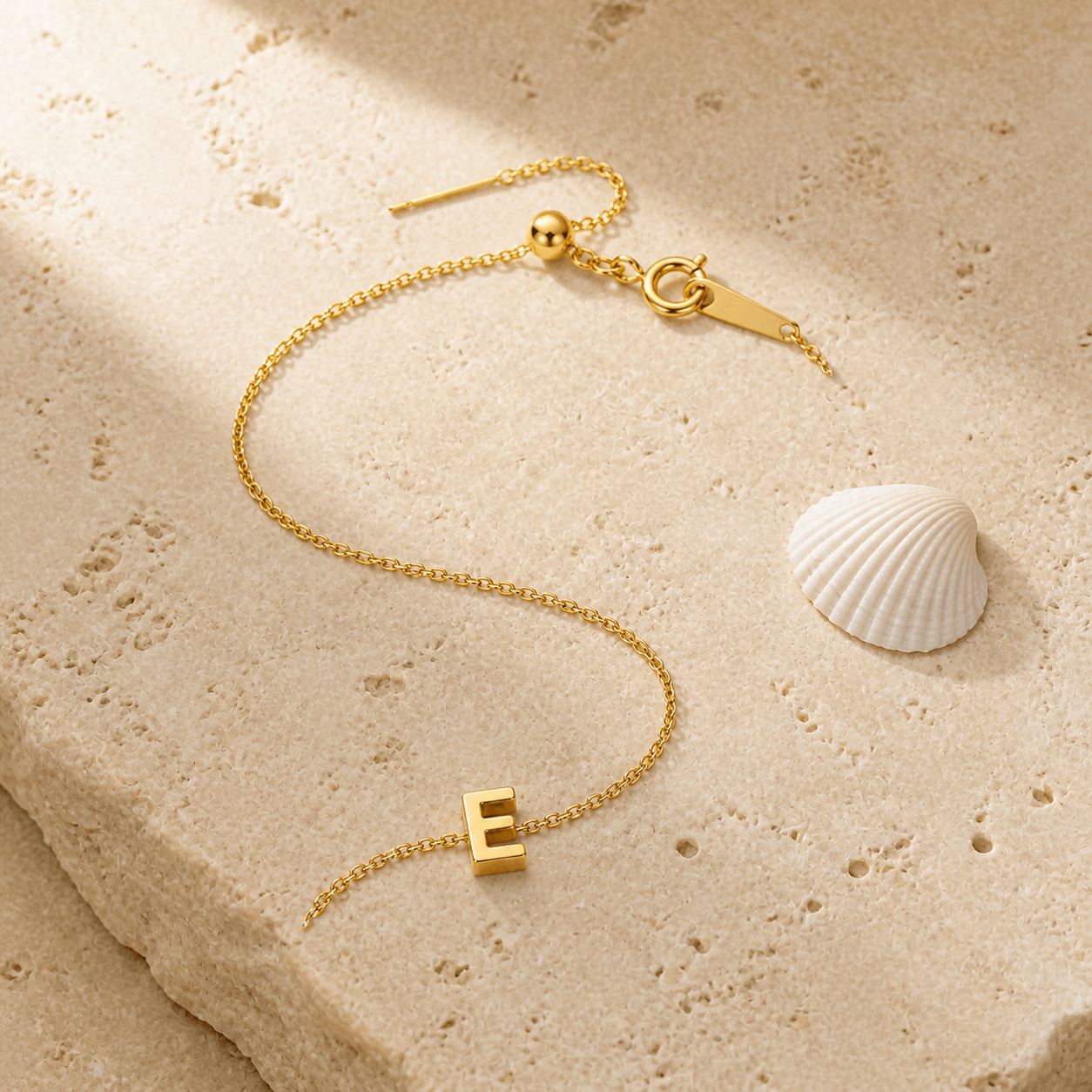 Classic Initial Anklet